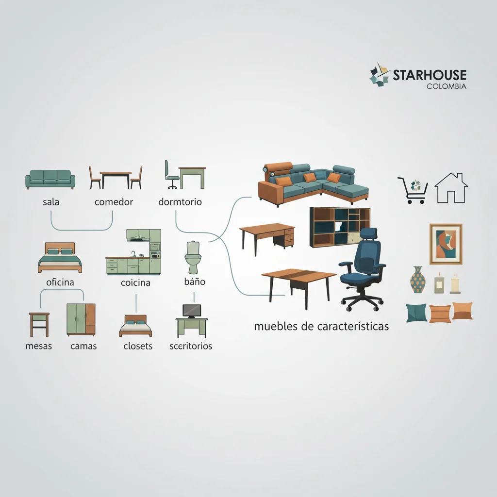 muebles de características y ventajas