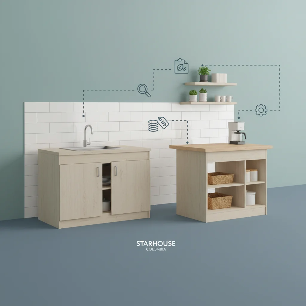 muebles de cocina baratos características y ventajas