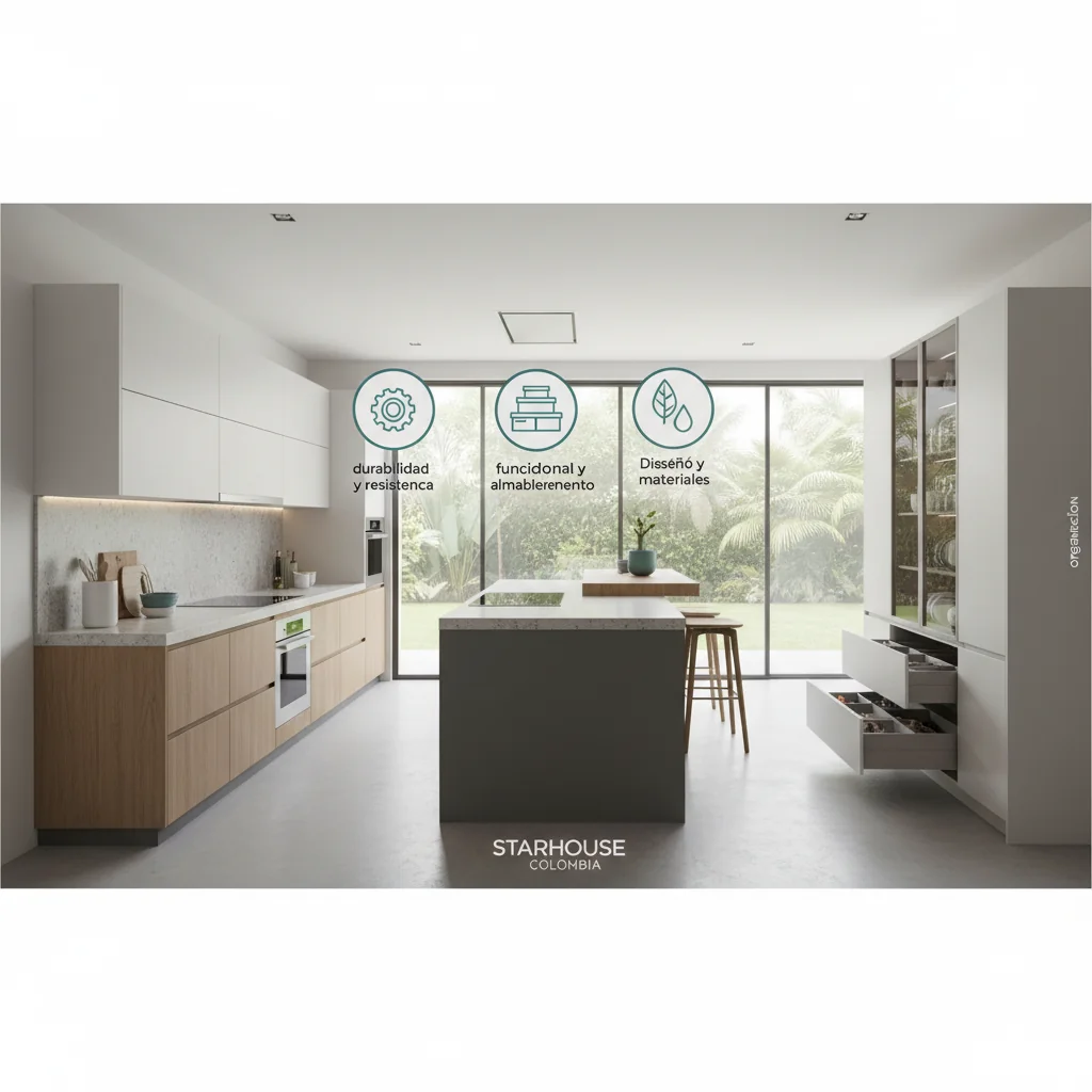 muebles de cocina características y ventajas