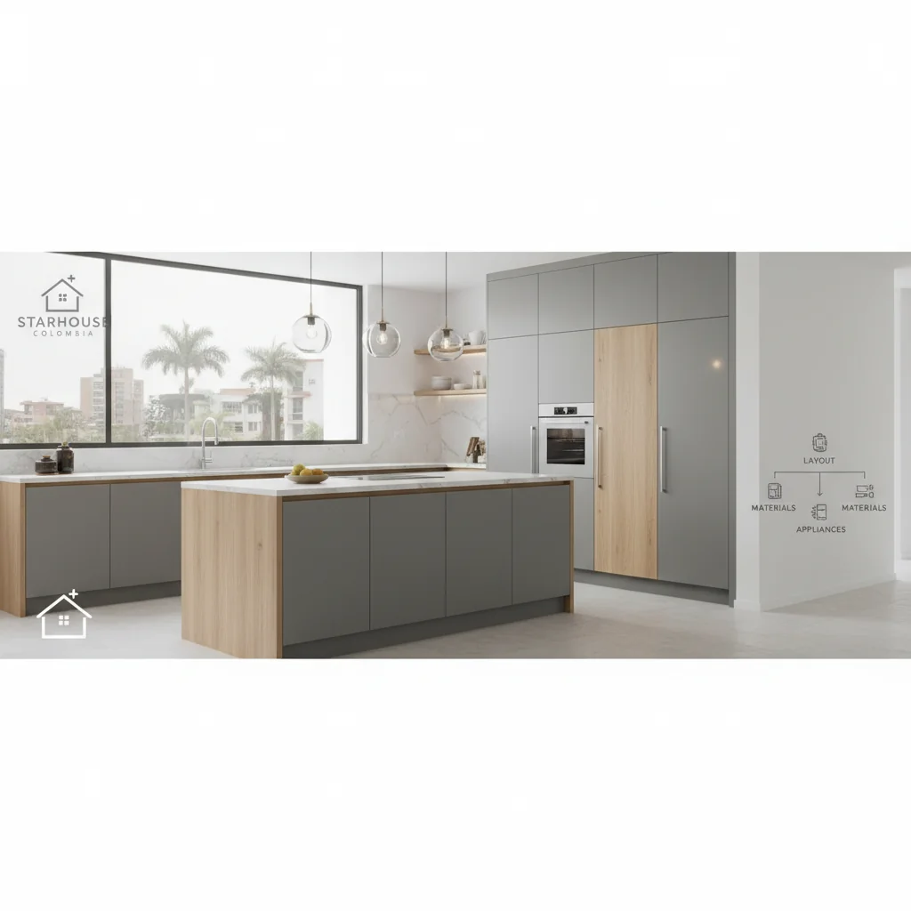 muebles de cocina modernos cómo elegir