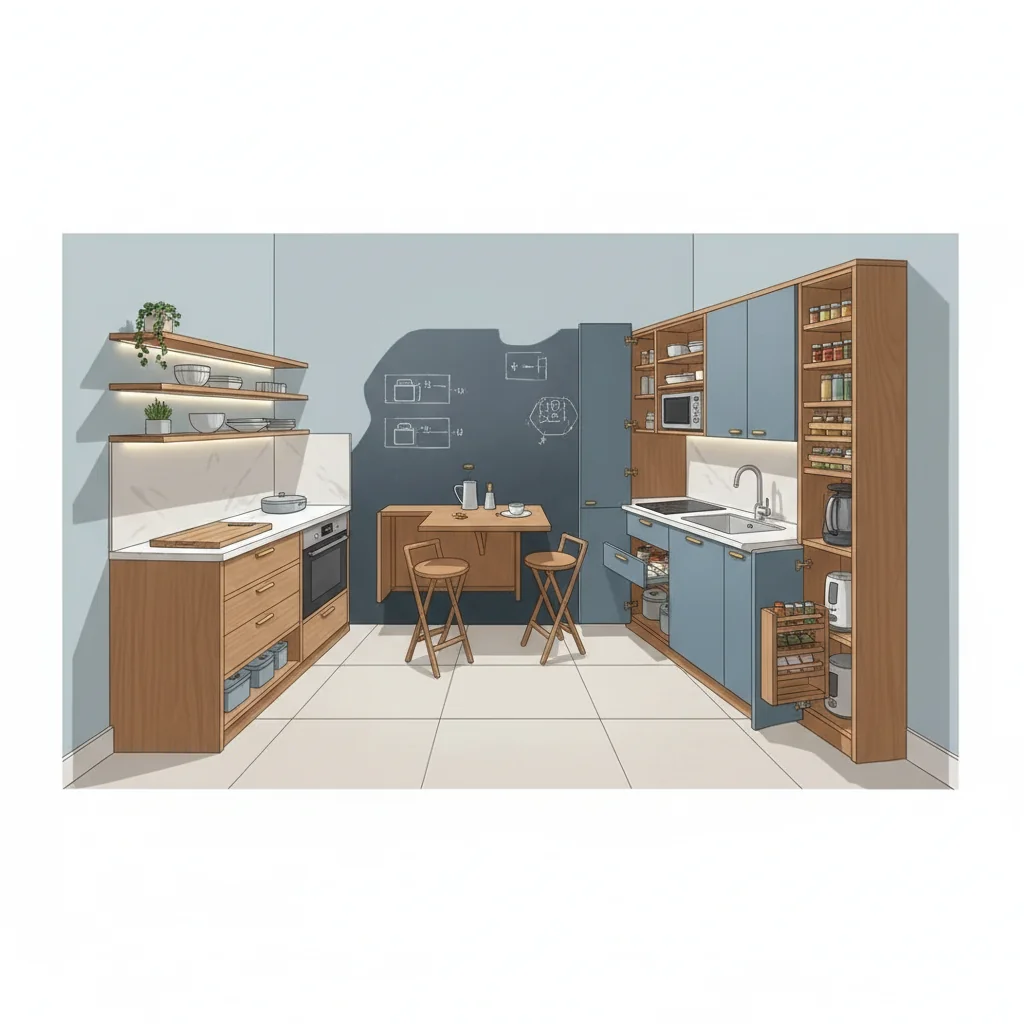 muebles de cocina pequeña características y ventajas