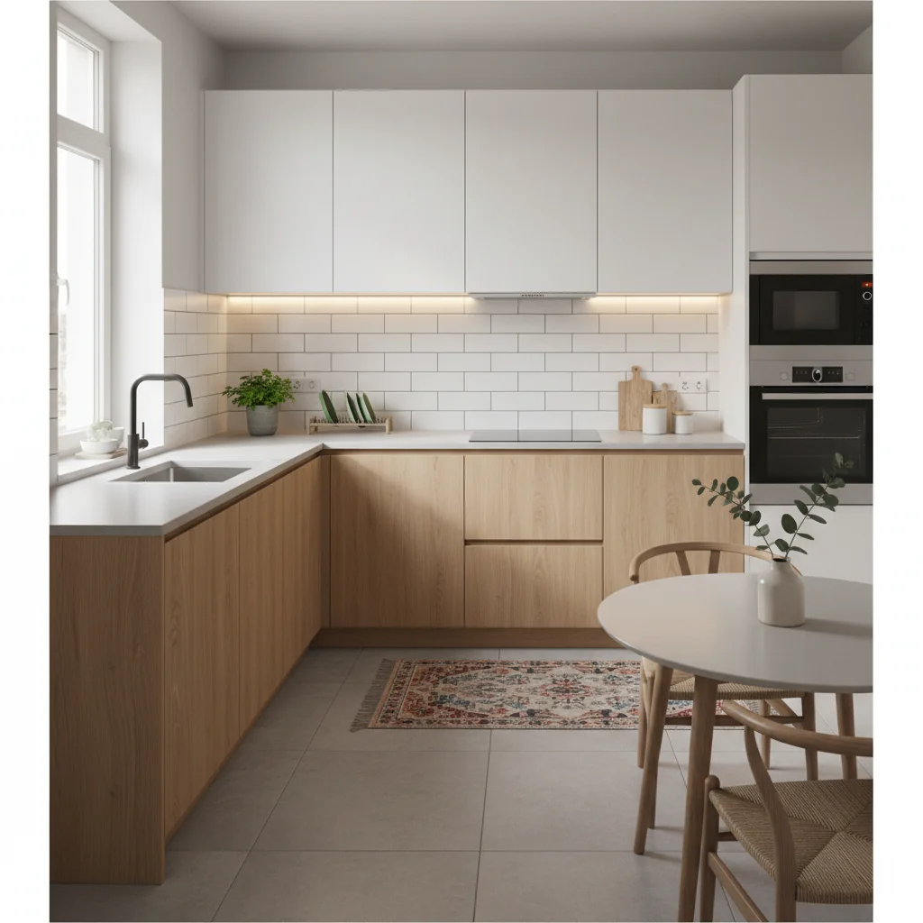 muebles de cocina pequeña — pisos y revestimientos en Colombia | Starhouse