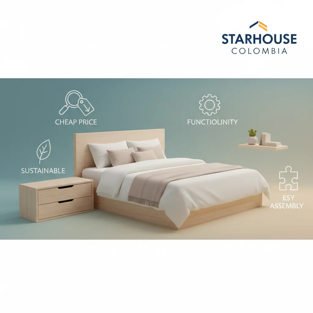 muebles de dormitorio baratos características y ventajas
