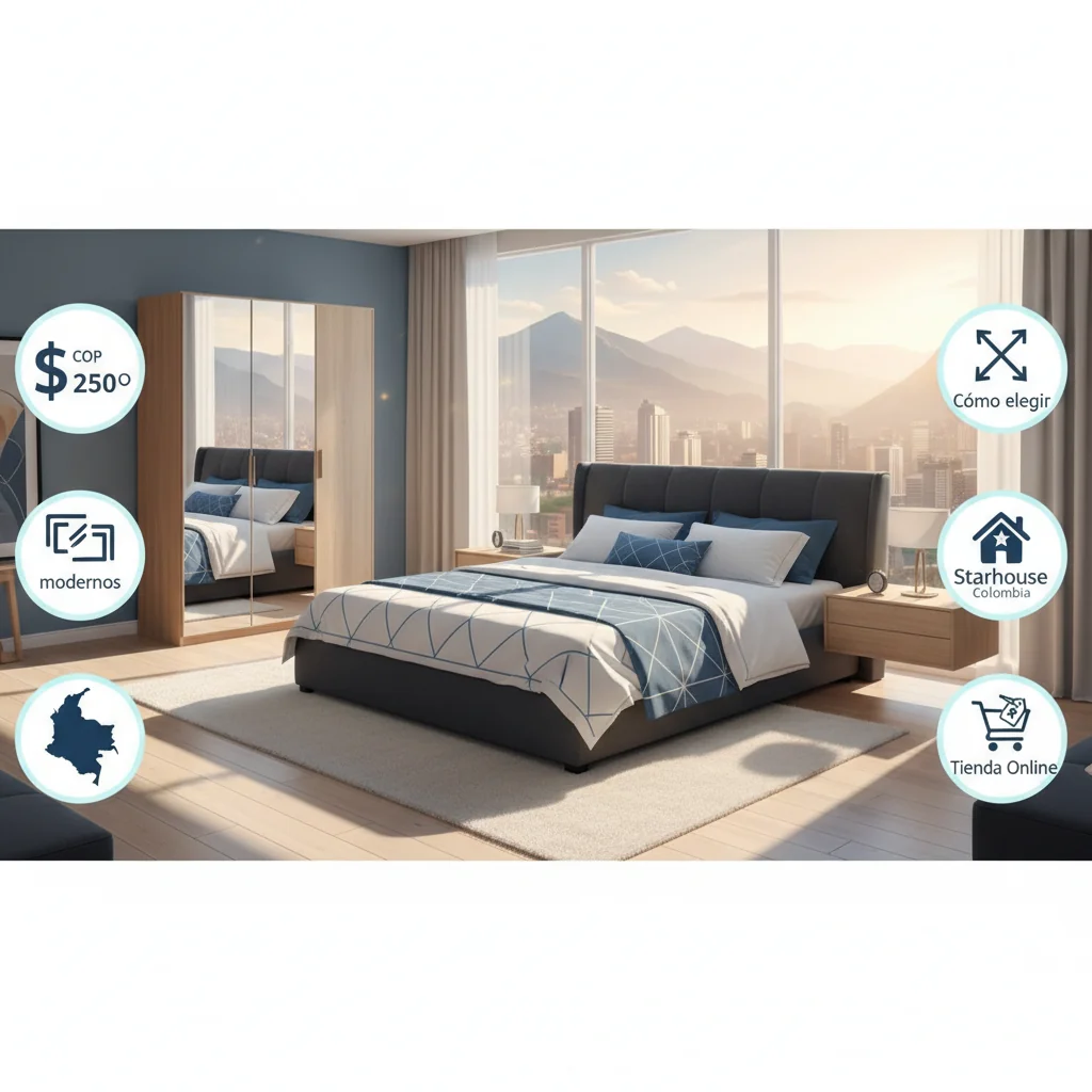 muebles de dormitorio con precio modernos colombia cómo elegir