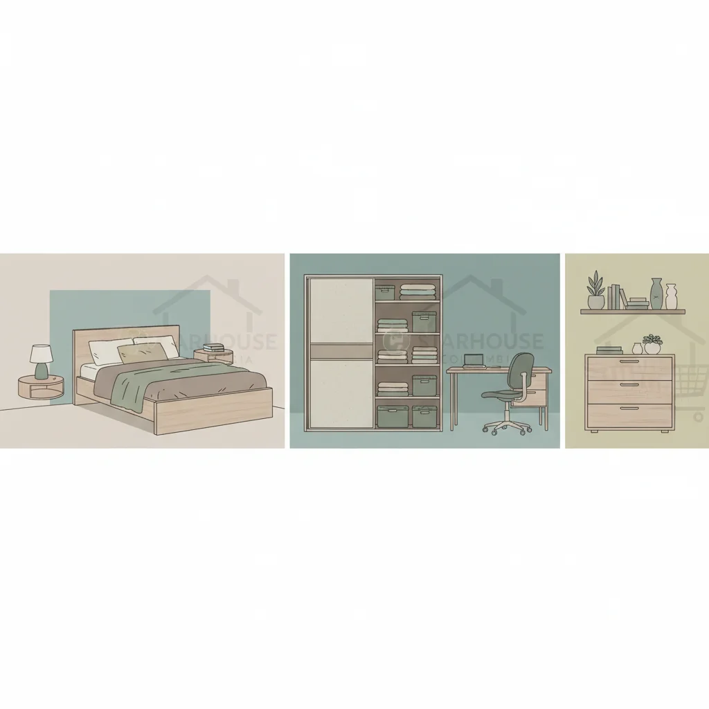 muebles de dormitorio economicos características y ventajas