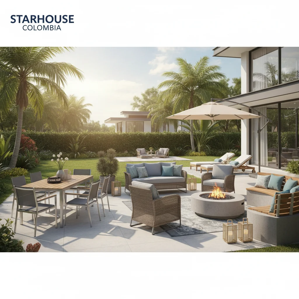 muebles de exterior características y ventajas