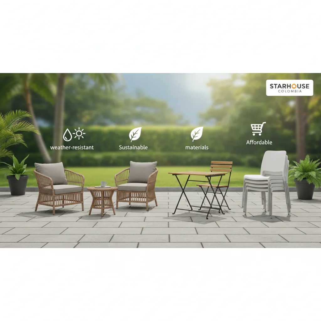 muebles de exterior economicos características y ventajas