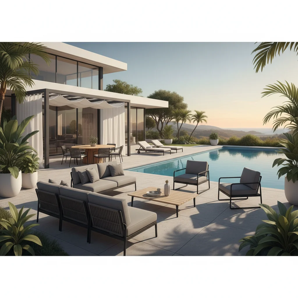 muebles de exterior modernos cómo elegir