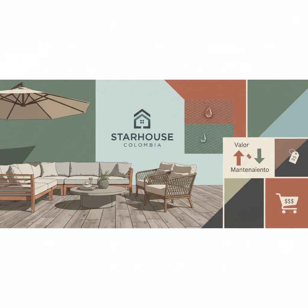 muebles de exterior precio características y ventajas