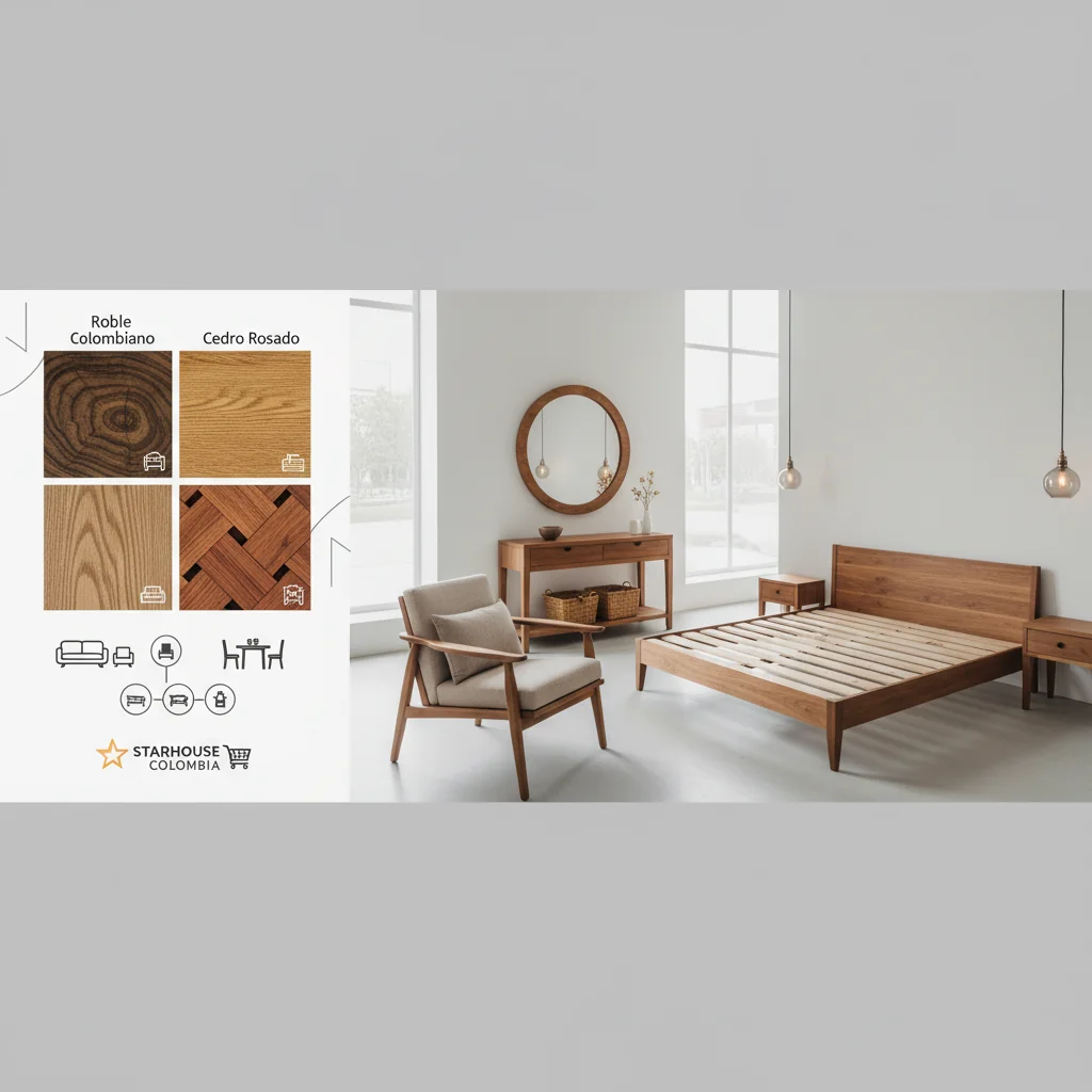muebles de madera colombia cómo elegir