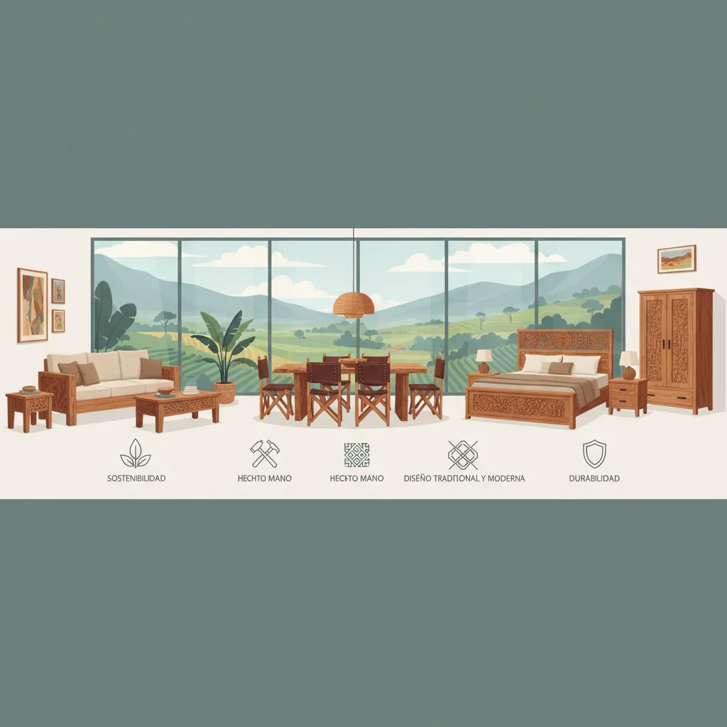 muebles de madera colombia características y ventajas
