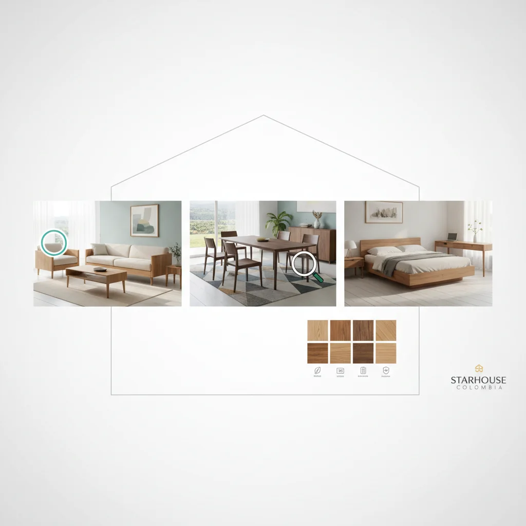 muebles de madera modernos cómo elegir