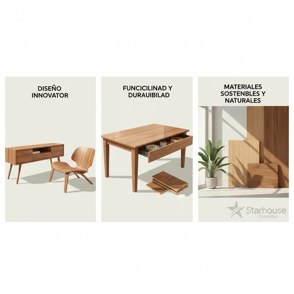 muebles de madera modernos características y ventajas