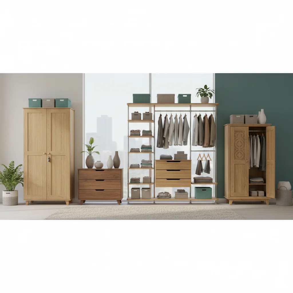 muebles de madera para ropa cómo elegir