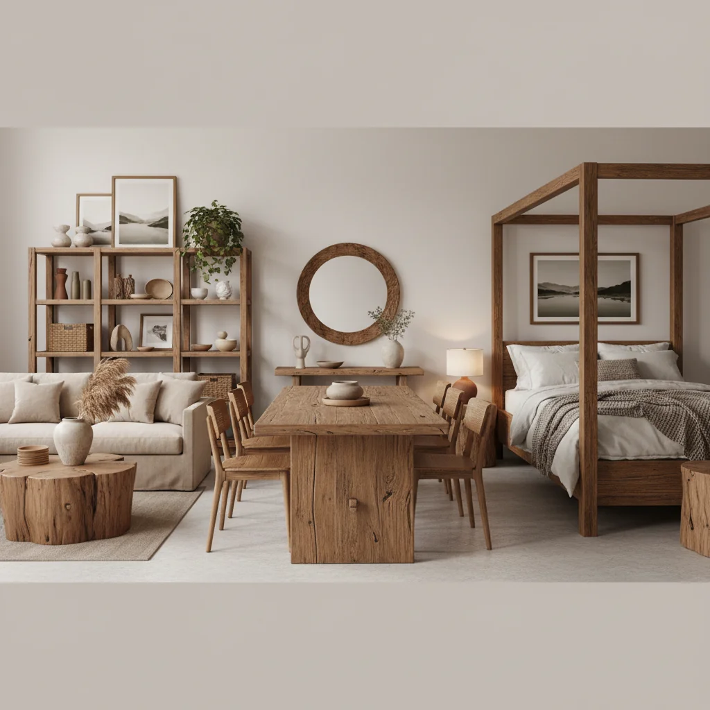 muebles de madera rusticos características y ventajas