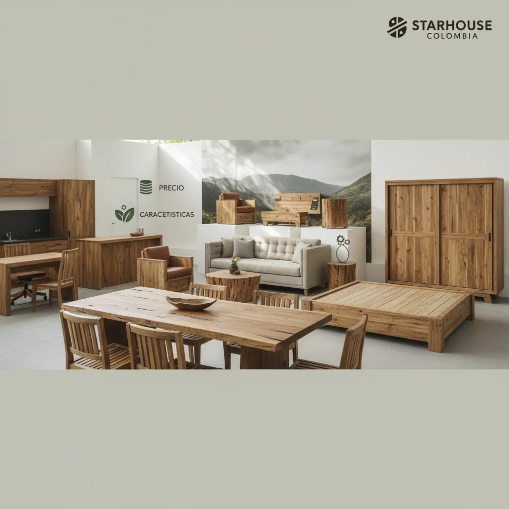 muebles de madera rusticos precio características y ventajas
