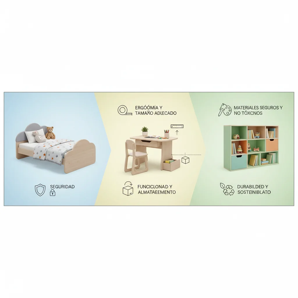 muebles de niños características y ventajas