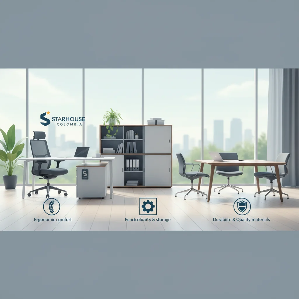 muebles de oficina características y ventajas
