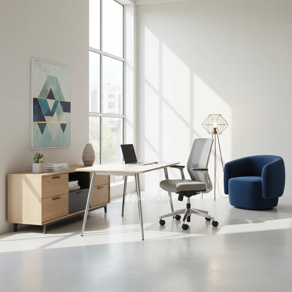 muebles de oficina modernos — pisos y revestimientos en Colombia | Starhouse