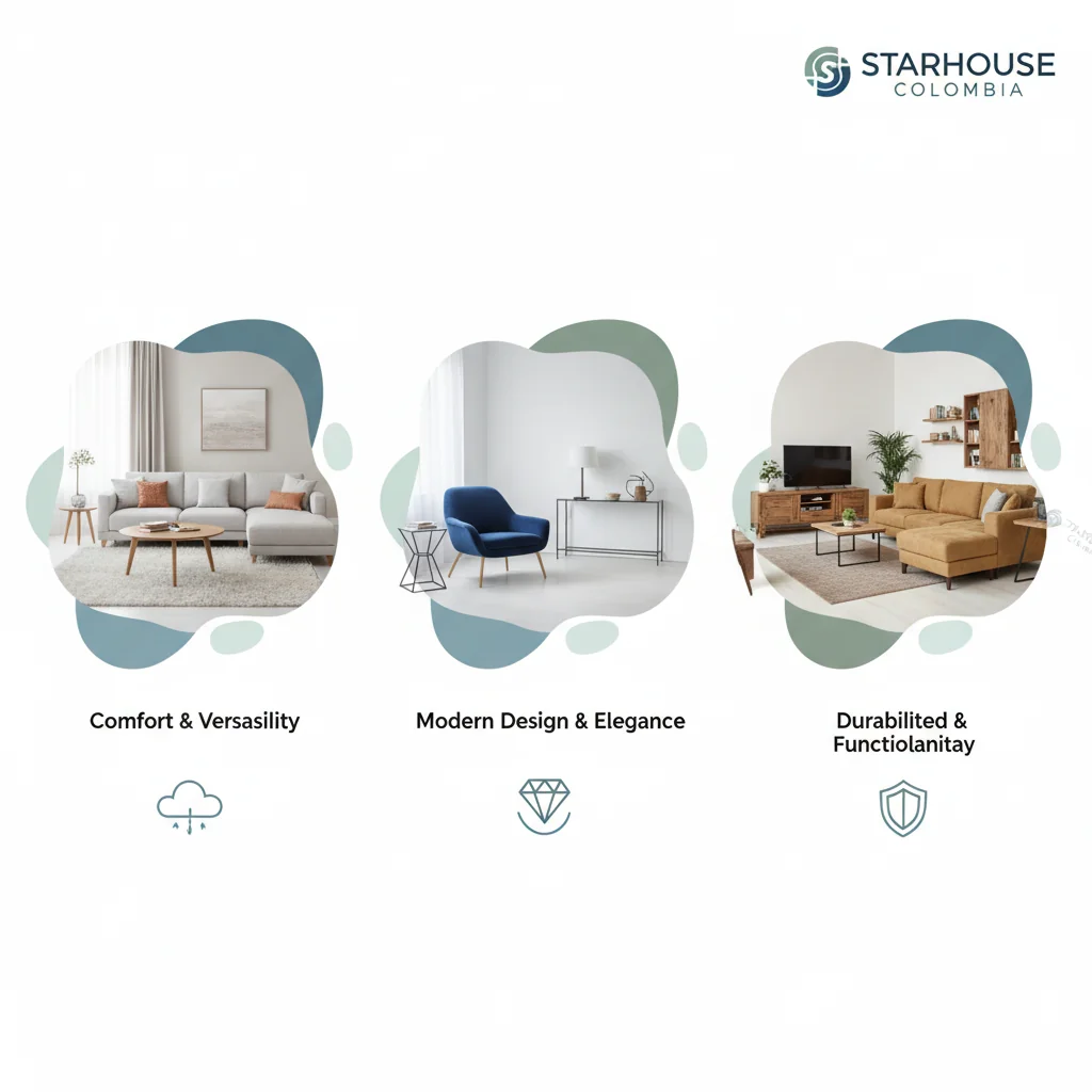muebles de sala 3 características y ventajas