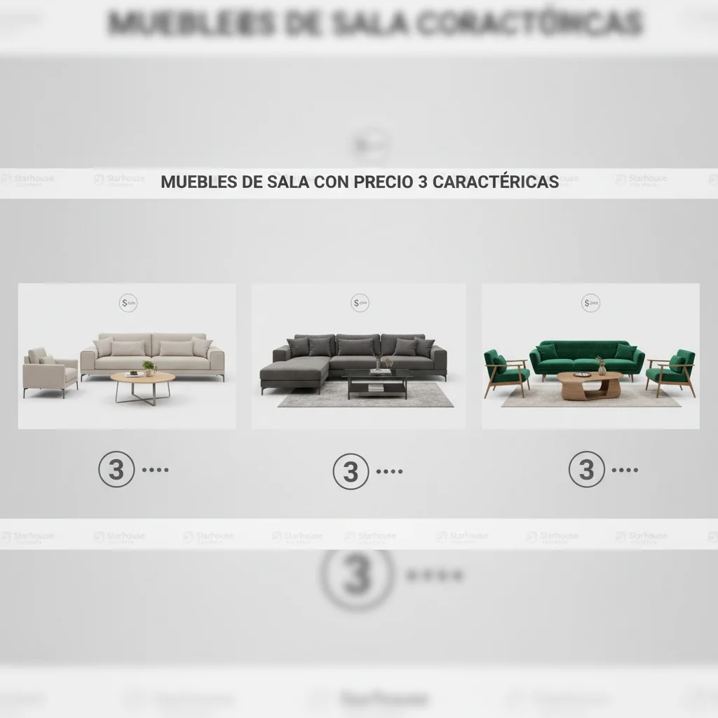 muebles de sala con precio 3 características y ventajas