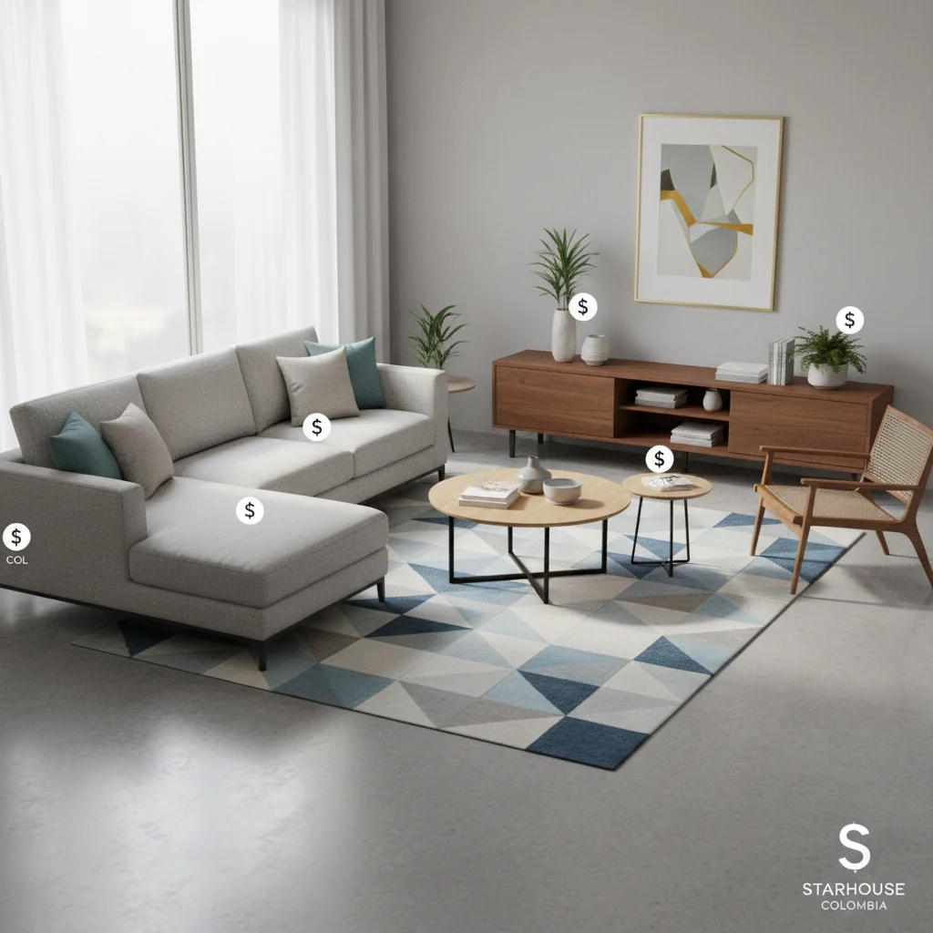muebles de sala con precio baratos colombia características y ventajas