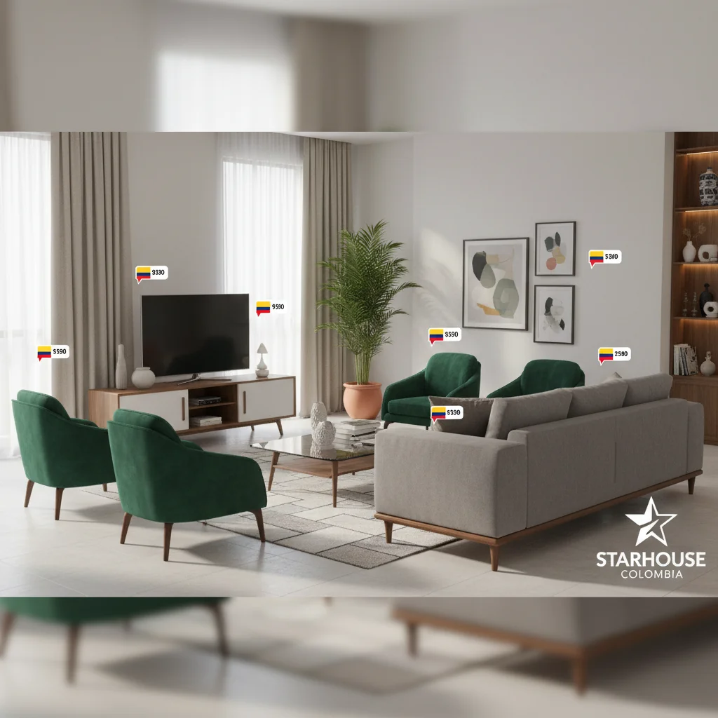 muebles de sala con precio colombia características y ventajas