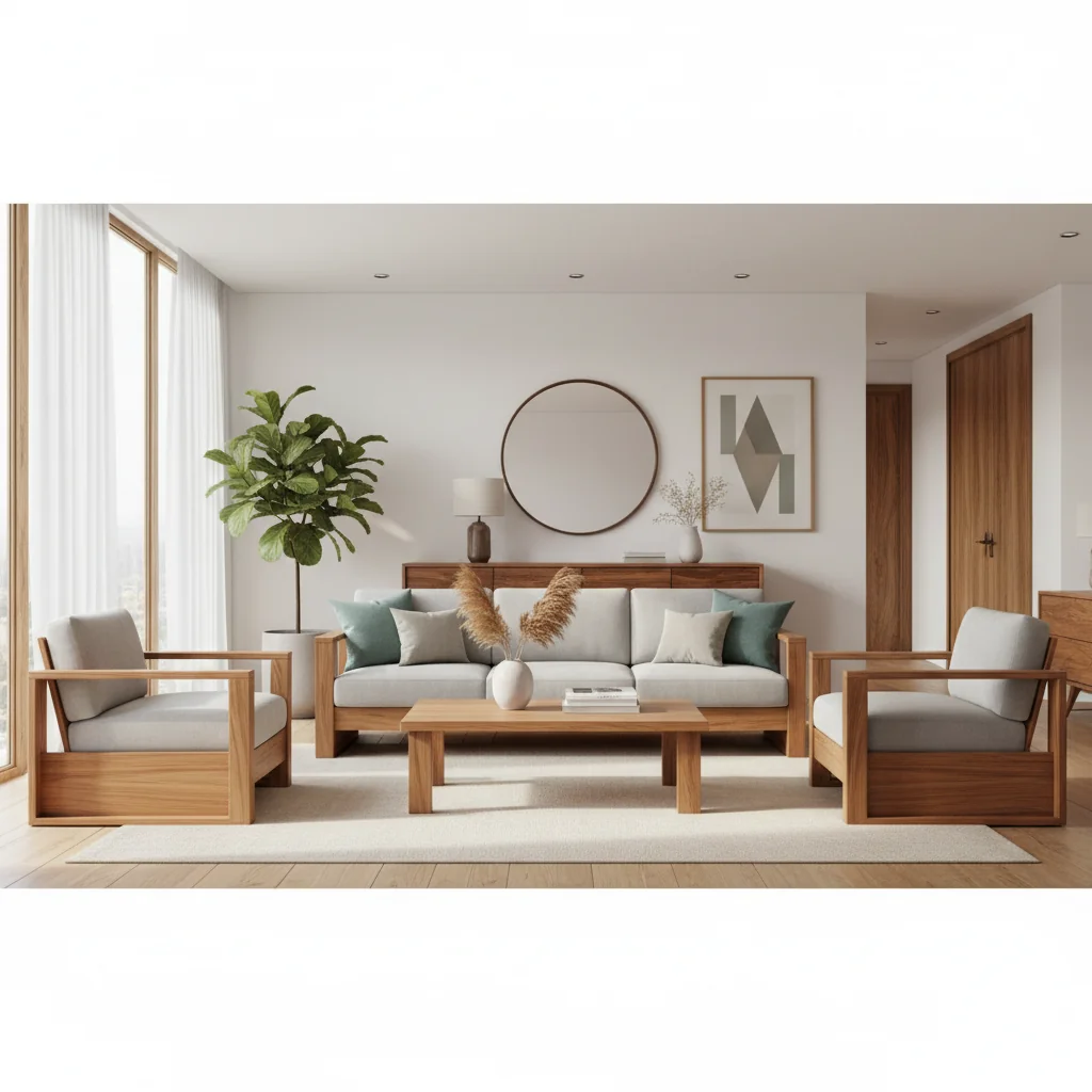 muebles de sala en madera modernos características y ventajas