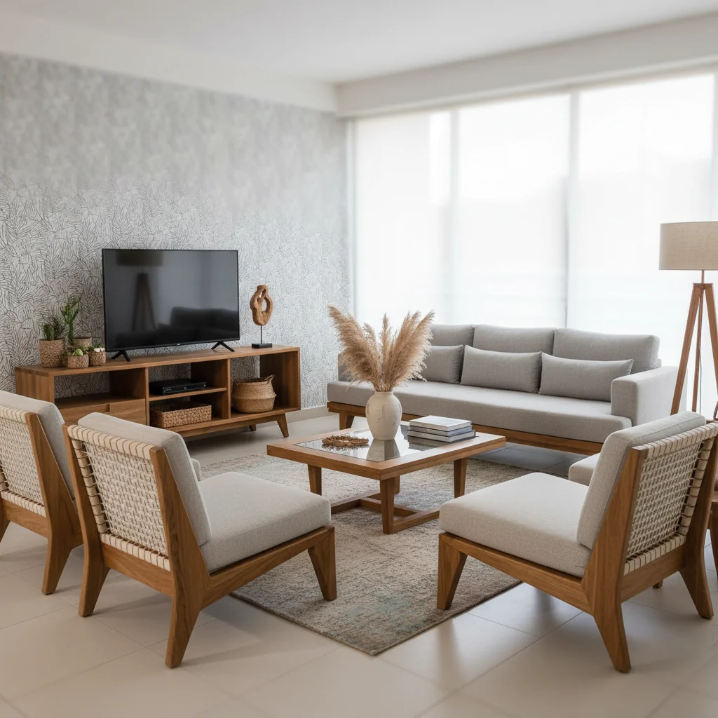 Descubre los Muebles de Sala en Madera Modernos: Elegancia y Funcionalidad para tu Hogar