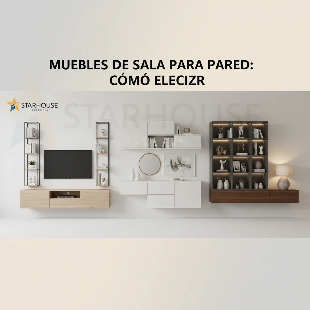 muebles de sala para pared cómo elegir