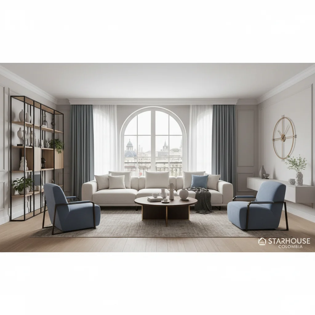 muebles de sala tipo europeo cómo elegir