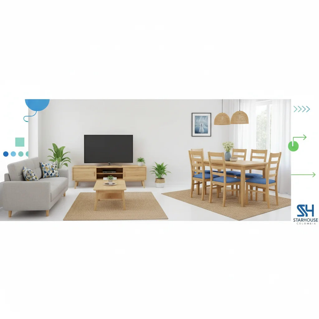 muebles de sala y comedor baratos colombia características y ventajas