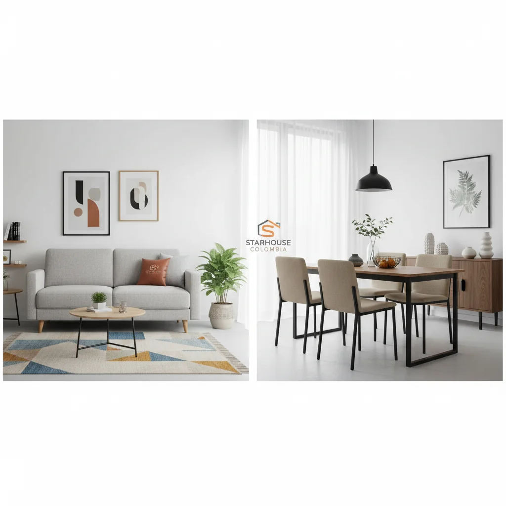 muebles de sala y comedor economicos características y ventajas