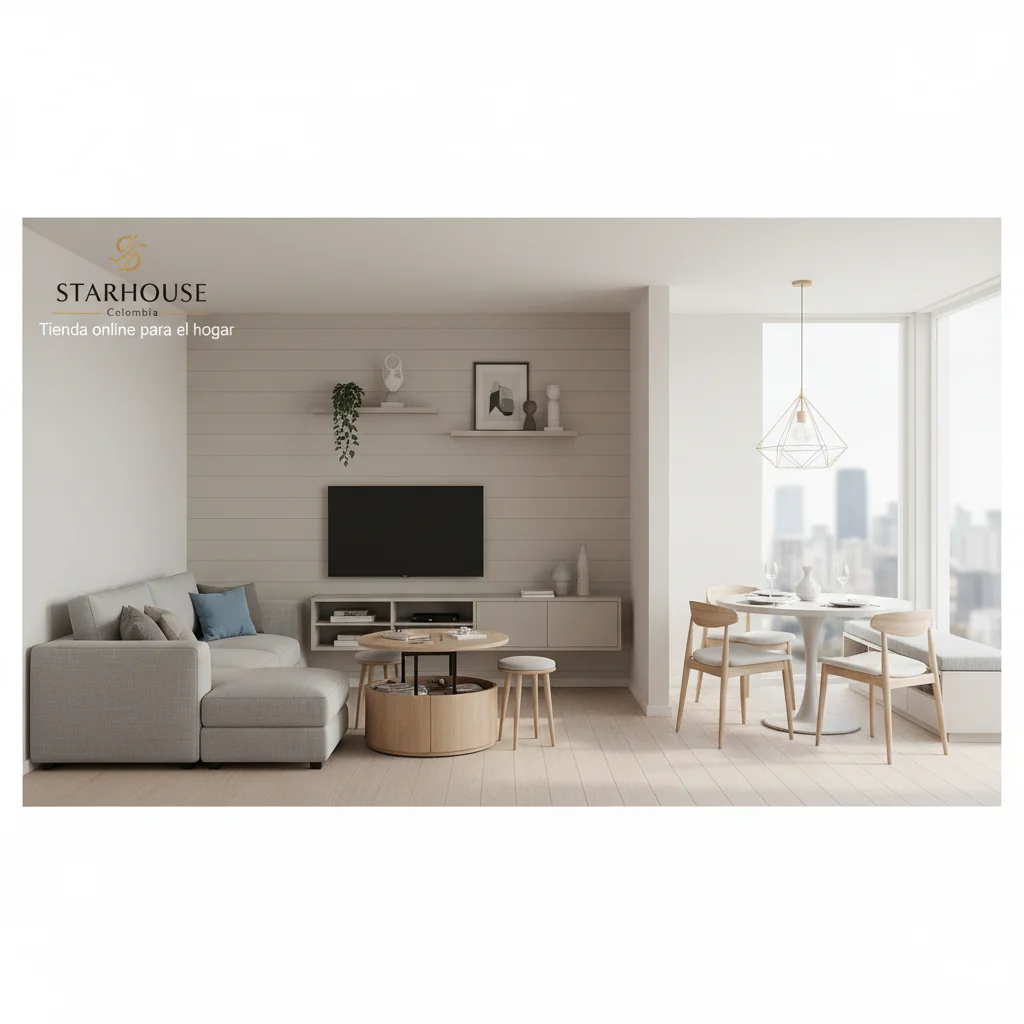 muebles de sala y comedor para pequeños espacios características y ventajas