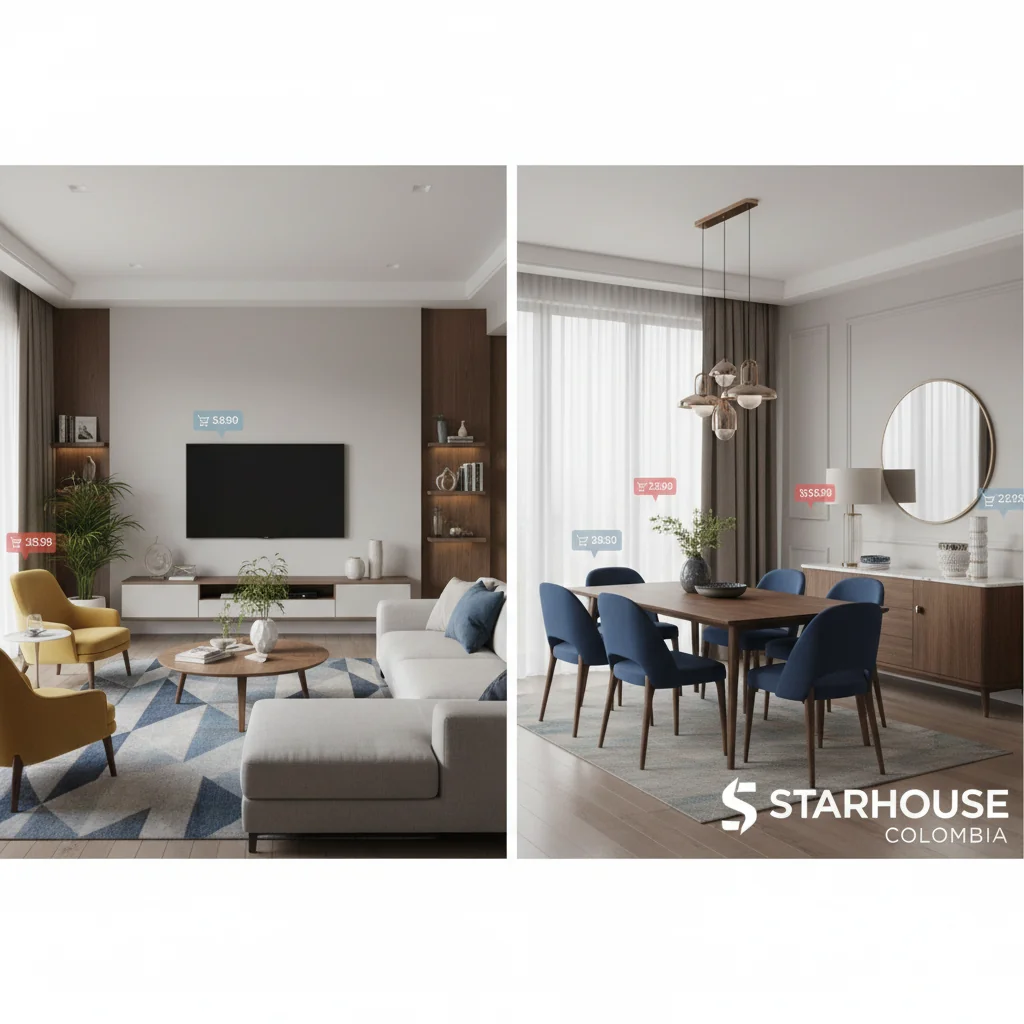 muebles de sala y comedor precio colombia cómo elegir