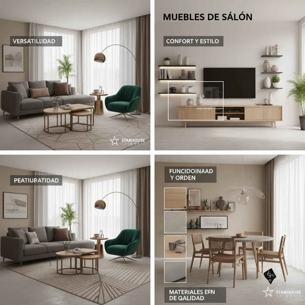 muebles de salon características y ventajas