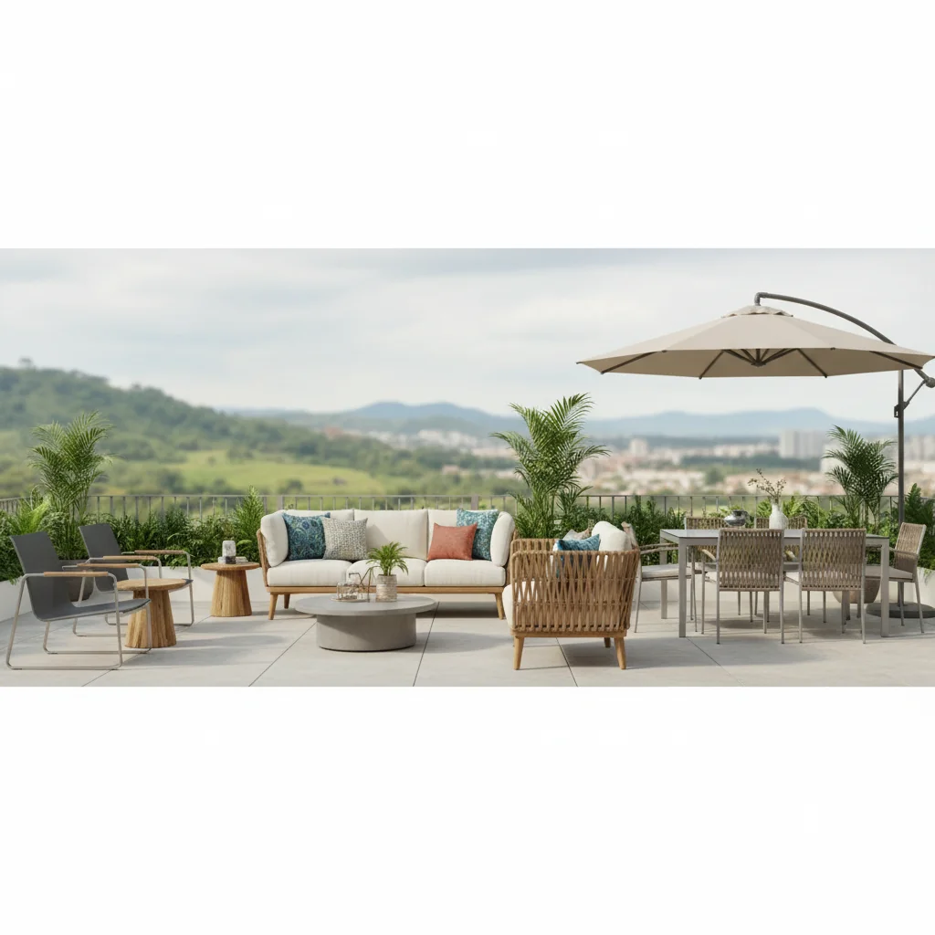 muebles de terraza características y ventajas