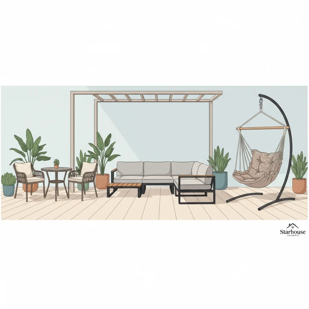 muebles de terraza economicos características y ventajas