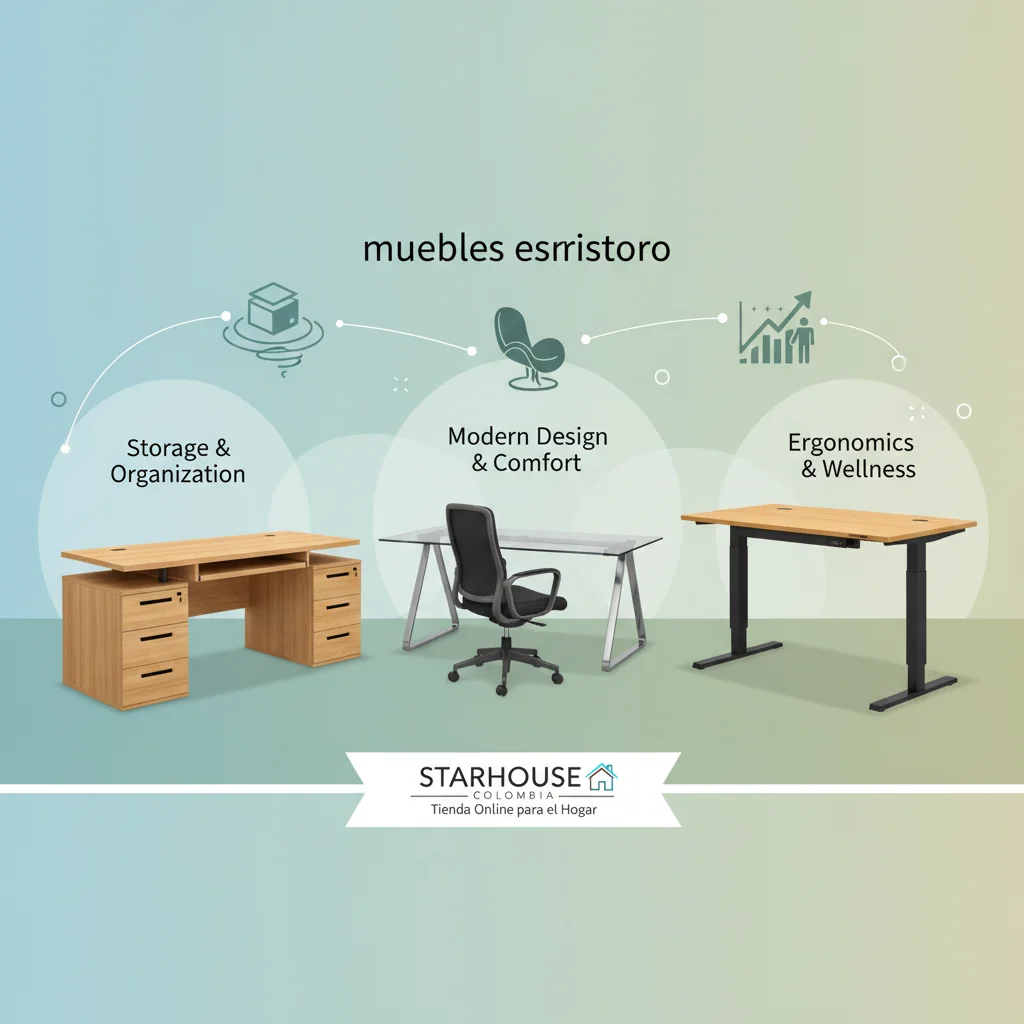 muebles escritorio características y ventajas