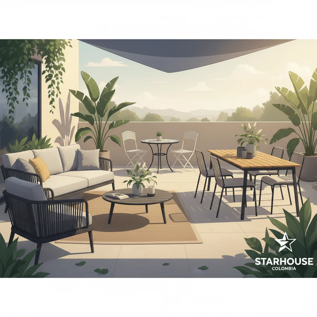 muebles exterior cómo elegir