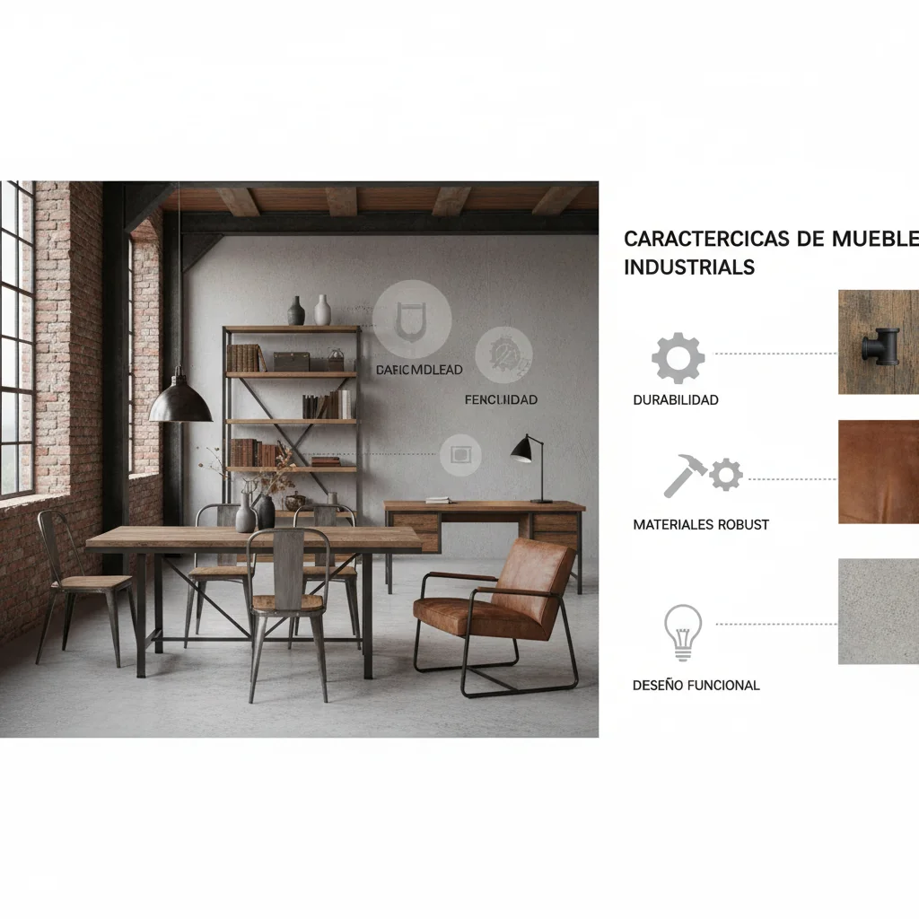 muebles industriales características y ventajas