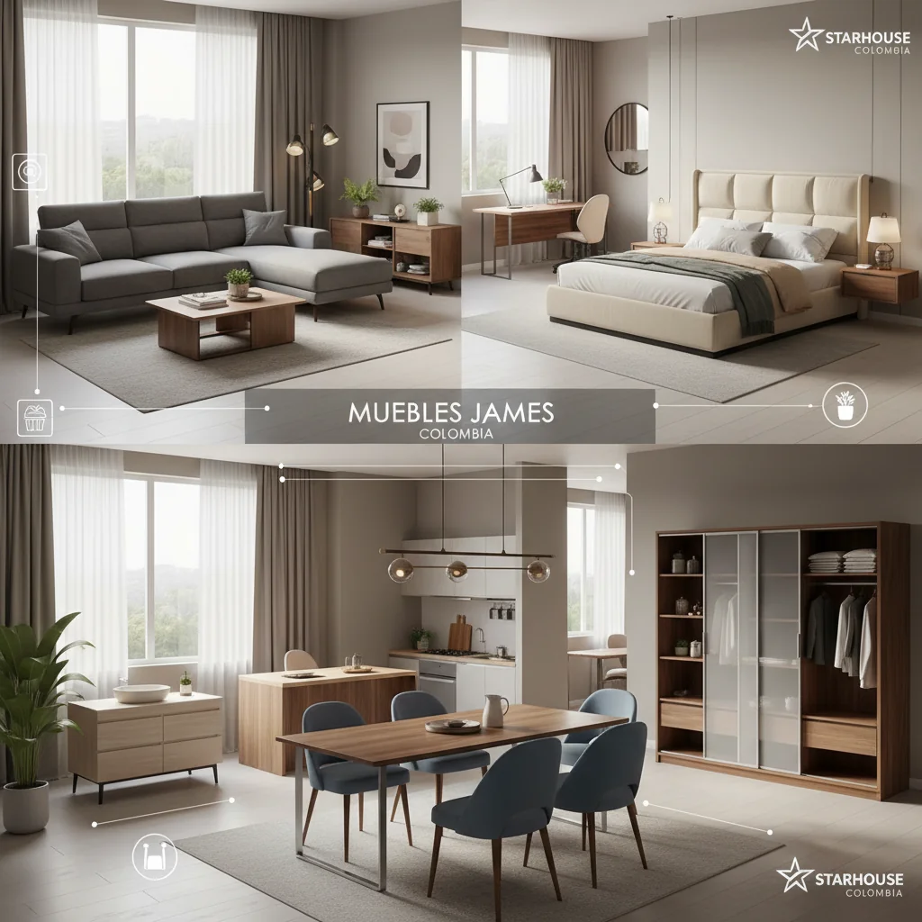 muebles james colombia características y ventajas