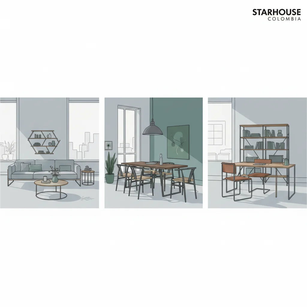 muebles metalicos cómo elegir