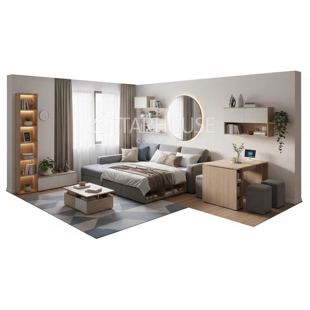 muebles multifuncionales para pequeños espacios cómo elegir