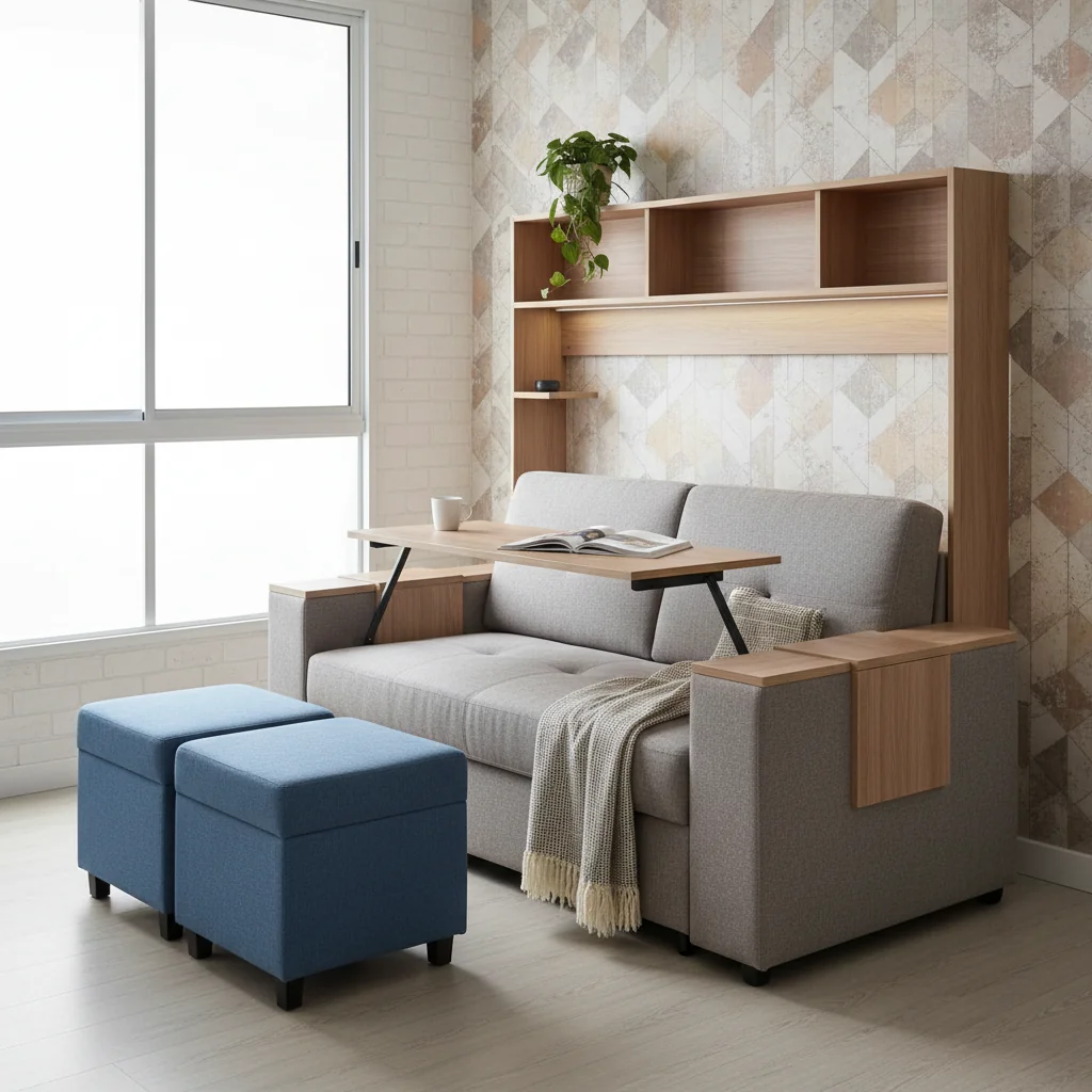 Maximiza tu Espacio: Descubre los Muebles Multifuncionales Ideales para Hogares Pequeños
