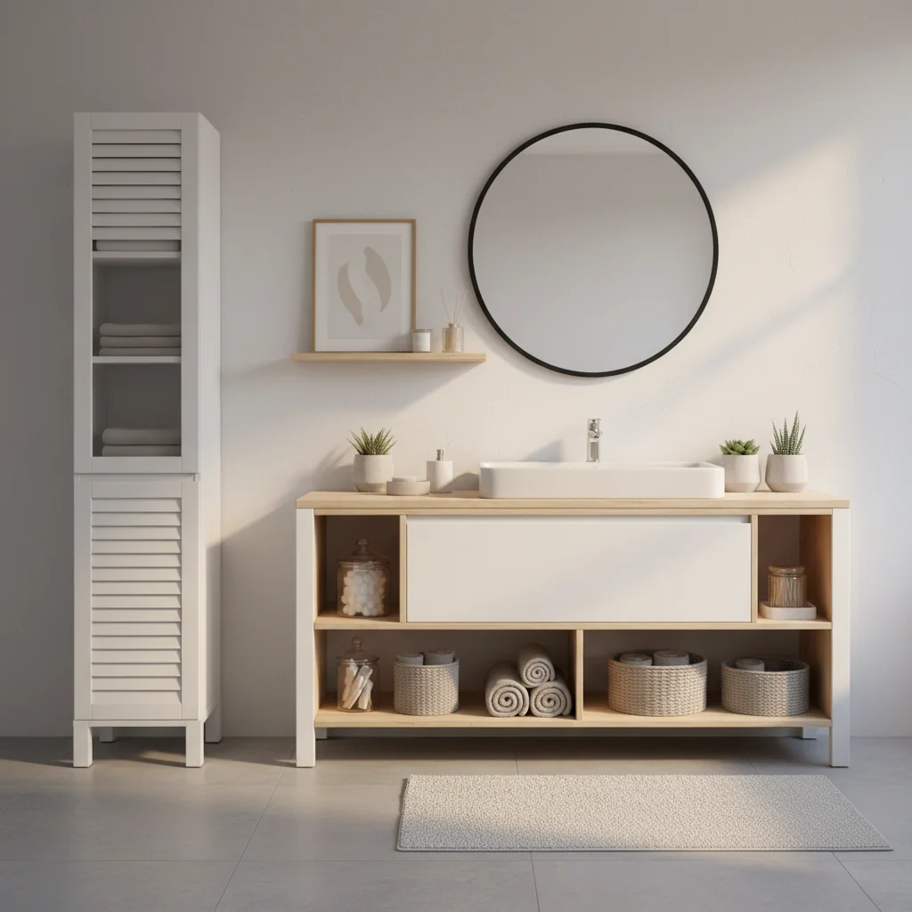 muebles organización de baño — pisos y revestimientos en Colombia | Starhouse