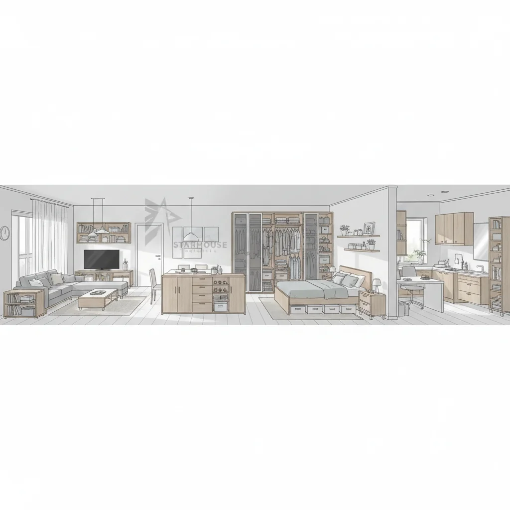 muebles organización para hogar características y ventajas