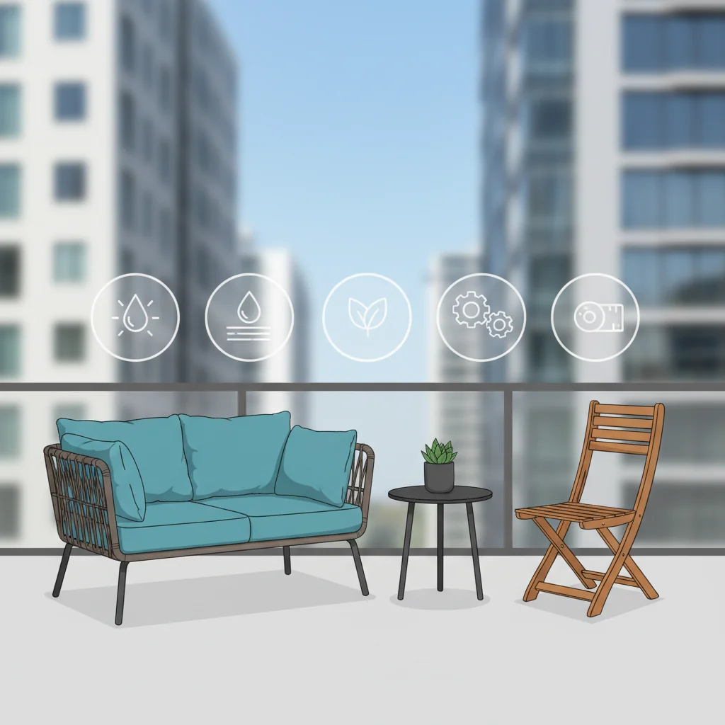 muebles para balcon características y ventajas
