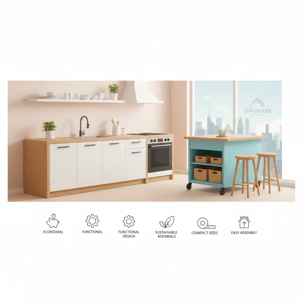 muebles para cocina baratos características y ventajas