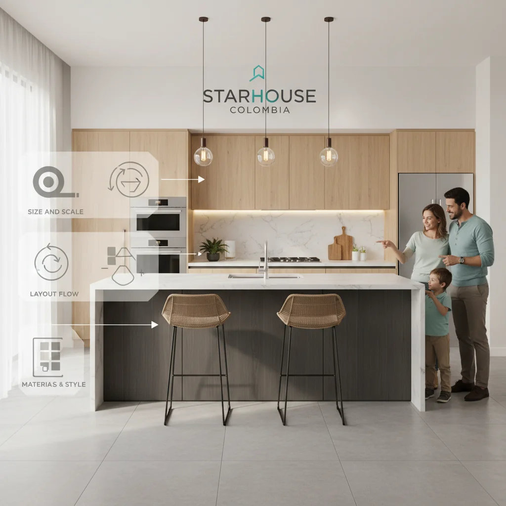 muebles para cocina con isla cómo elegir